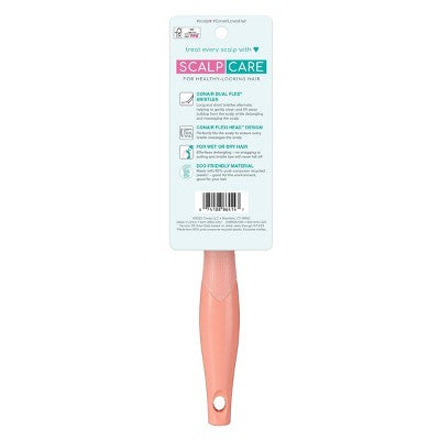 Conair Scalp Care Flexi Head Cushion Hair Brush - All Hair - Peach