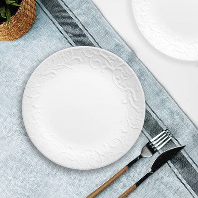 Corelle 8.5" Embossed Bella Faenza Dinner/Lunch Plate