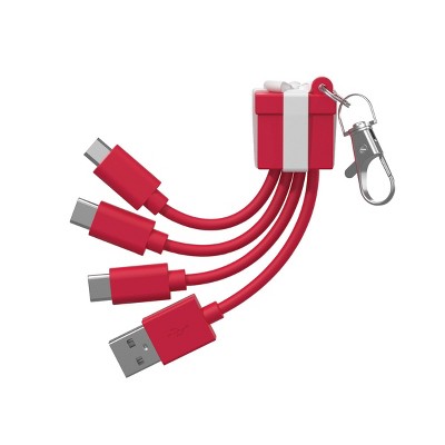 GEMS 3" Figural Keychain Cable - Present