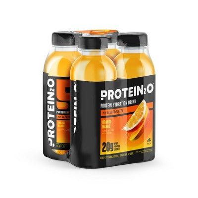 Protein2O 20g Clear Whey Protein Isolate Drink With Electrolytes Orange Mango Non-Caffeinated - 67.6 fl oz/4pk