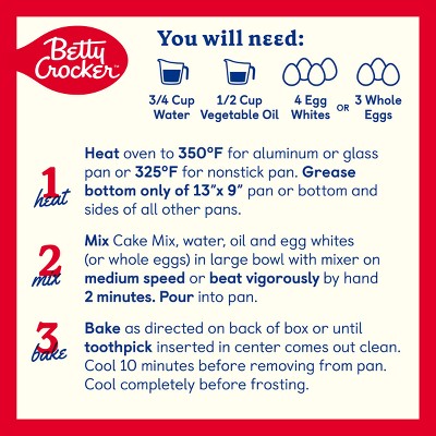 Betty Crocker White Super Moist Cake Mix - 14.25oz