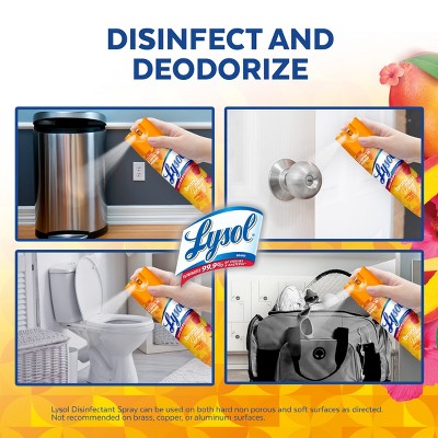 Lysol Mango Disinfectant Aerosol Spray - 38 fl oz