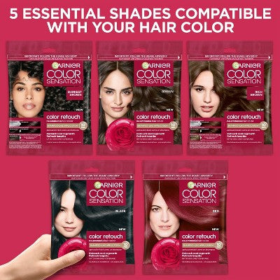 Garnier Color Sensation Color Retouch Ammonia Free Demi Permanent Hair Color - Red