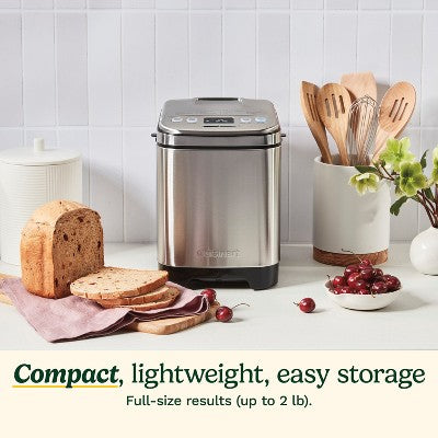 Cuisinart Compact 2 lbs Bread Maker - Stainless Steel