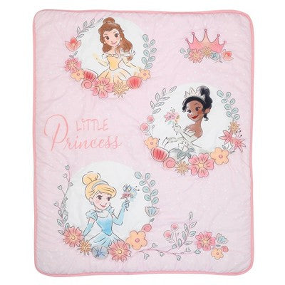 Lambs & Ivy Disney Baby Princesses Crib Bedding Set - 3pc