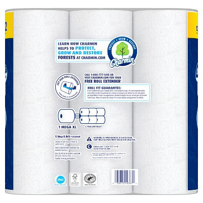 Charmin Ultra Soft Toilet Paper - 12 Mega XL Rolls