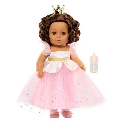 BABY Born Princess Baby Doll Ava - Brown Hair, Light Brown Eyes