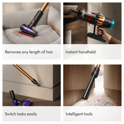 Dyson Piston Animal Cordless Stick Vacuum 9.8" Cleaning Path Pet Hair Pick-Up Nickle/Copper (LOCAL PICKUP ONLY)