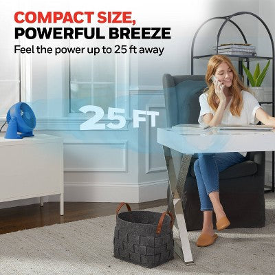 Honeywell TurboForce Portable Fan Blue Aura