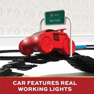 FAO Schwarz Vehicle Playset with DIY Track