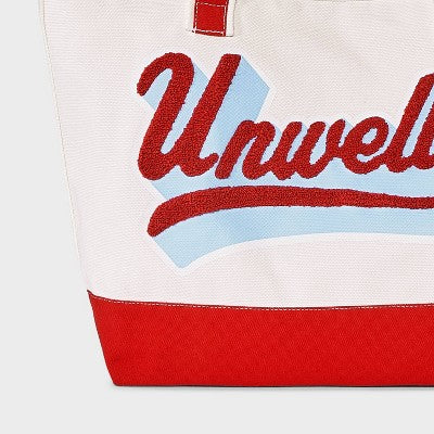 Unwell Handle Tote Bag - Red