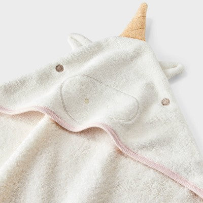 Baby Hooded Towel - Cloud Island Cream