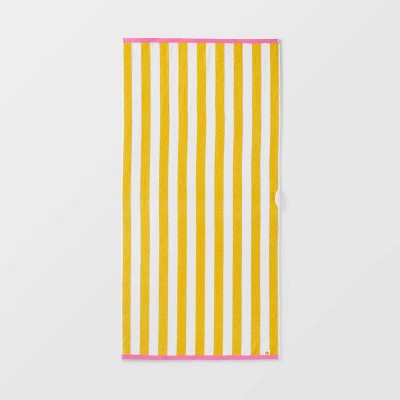 XL Reversible Towel Pink/Yellow - Sun Squad