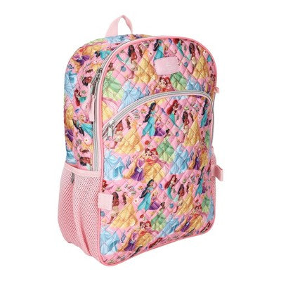 Disney Princess 5pc Set Quilted Backpack - Pink