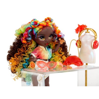 Rainbow High 11" Creative Crystals Iris Fashion Doll with Accessory Make It Kit