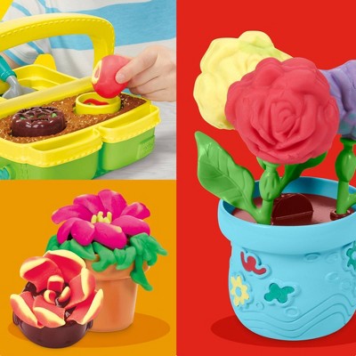Play-Doh Blooming Flowers Playset - 15pc
