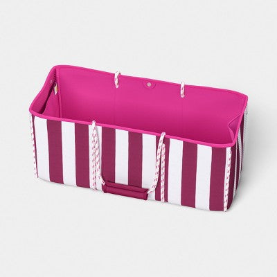 XL Beach Bag Red Stripe - Sun Squad