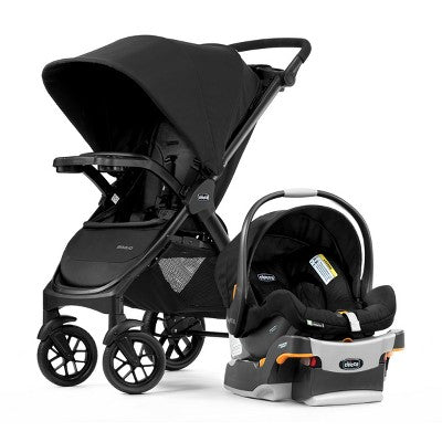 Chicco Bravo 3-in-1 Quick-Fold Trio Travel System - Ombra: 48.3 lbs, 35.2 Inches Depth, 42.7 Inches Height (LOCAL PICKUP ONLY)