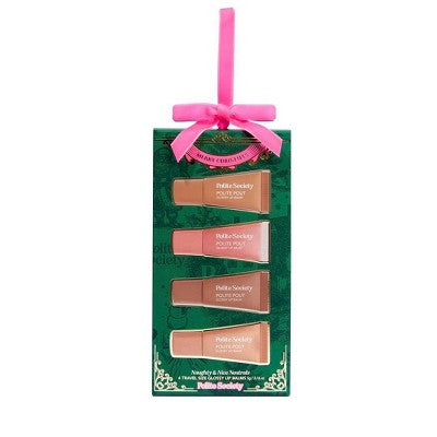 Polite Society Naughty & Nice Neutrals 4 Travel Size Polite Pouts 0.71oz - Ulta Beauty