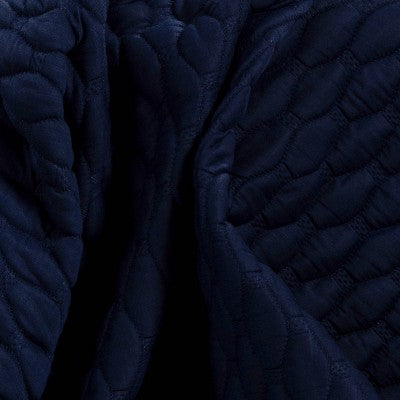 Triple Knit Throw Blanket Heathered Navy Blue - Room Essentials