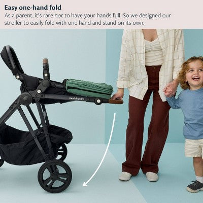 Mockingbird Modular Single-To-Double Full Size Stroller 3.0 - Black (LOCAL PICKUP ONLY)