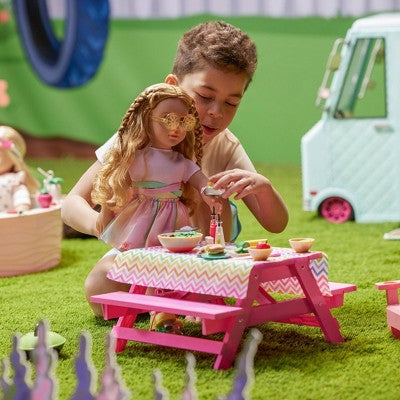 Our Generation Deluxe Accessory - Picnic Table Set