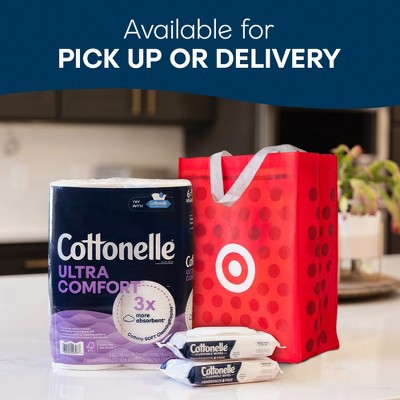 Cottonelle Fragrance Free Flushable Wipes - 4pk/42ct: Unscented, 168 Count