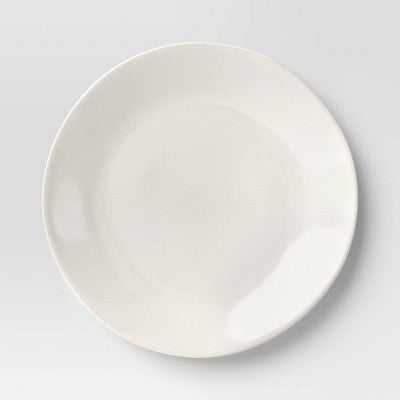 10" Stoneware Aralia Dinner Plate Sour Cream - Threshold