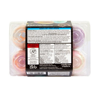 Crayola 6ct Tie Dye Egg Chalk