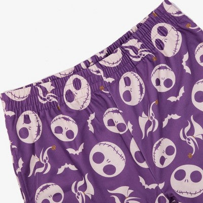 Men's Nightmare Before Christmas Jogger Pajama Pants - Purple XL