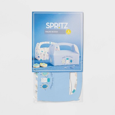 4ct Hanukkah Bakery Boxes Disposable Food Carriers - Spritz