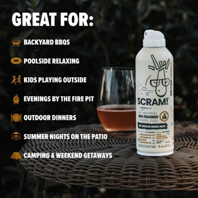 Lemongrass Farms Scram! Natural Fly Repellent