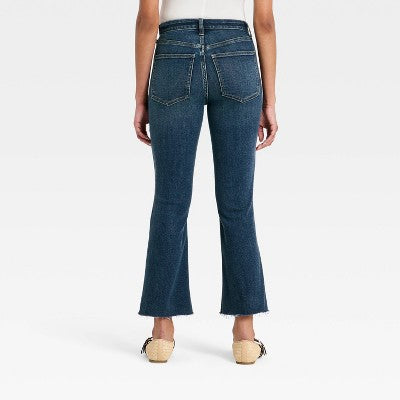 Women's High-Rise Kick Flare Jeans - Universal Thread White 8