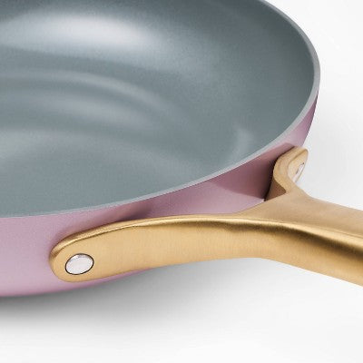 7pc Nonstick Ceramic Coated Aluminum Cookware Set with Champagne Handles Lavender - Figmint (LOCAL PICKUP ONLY)