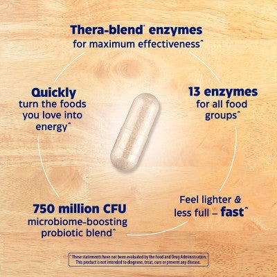 Enzymedica Digest Gold Enzymes and Probiotics Advanced Digestion Extra Strength Digestive and Gut Support Supplement Capsules - 45ct