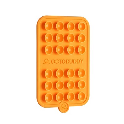 Octobuddy Silicone Suction Cup Phone Case Mount Double-Sided - Orange