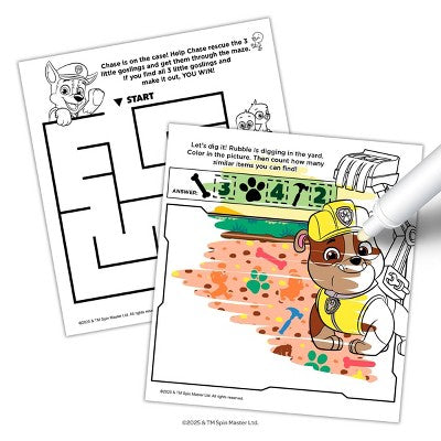 PAW Patrol Halloween Imagine Ink Book