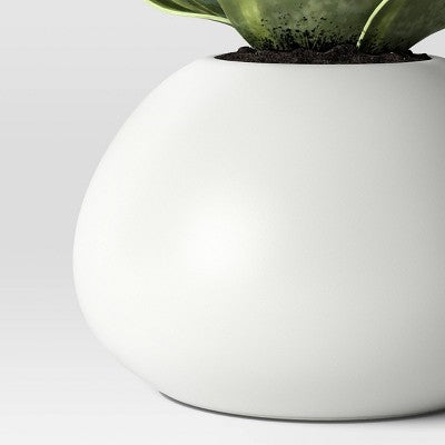 4.5" Mini Tabletop Snake Artificial Plant - Threshold: Ceramic Pot, Indoor/Outdoor Decor
