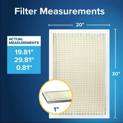 Filtrete 2pk Basic Dust and Lint 300 20X30: Electrostatic Air Control Filters, MERV 5, Captures Lint & Dust, 20x30x1 (LOCAL PICKUP ONLY)