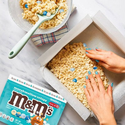 M&M's White Chocolate Marshmallow Crispy Sharing Chocolate Candies - 7.40oz