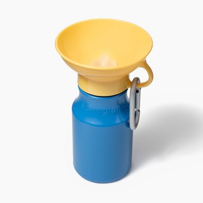 Springland 15 fl oz Mini Travel Dog Water Bottle - Blueberry/Yellow