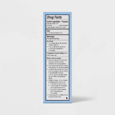 Retinoid Acne Treatment - 0.1% Adapalene - 15g - up&up