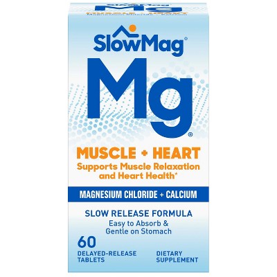 Slowmag Mg Muscle + Heart Tablets, 60 Ct