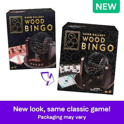 Game Gallery Solid Wood Bingo, Styles May Vary