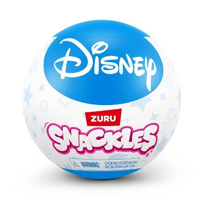 Snackles Disney 5" Capsule Stuffed Animal: Characters Include Bear, Elephant, Mouse, Monster, Alien