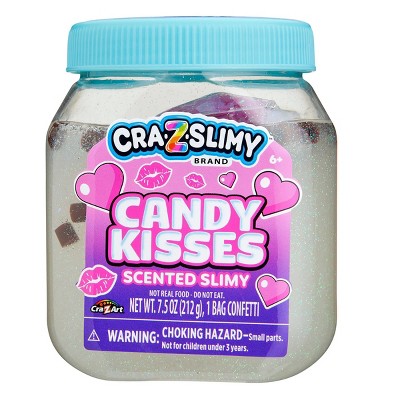 Cra-Z-Slimy Candy Kisses Scented Slime Jar