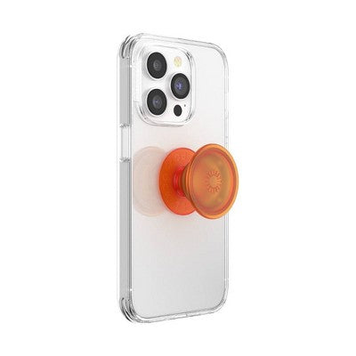 PopSockets PopGrip Cell Phone Grip & Stand - Orange Zest