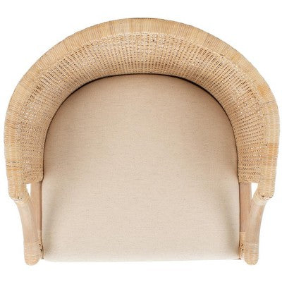 Brando Bar Stool - SEA4014 - Natural/White - Safavieh (LOCAL PICKUP ONLY)