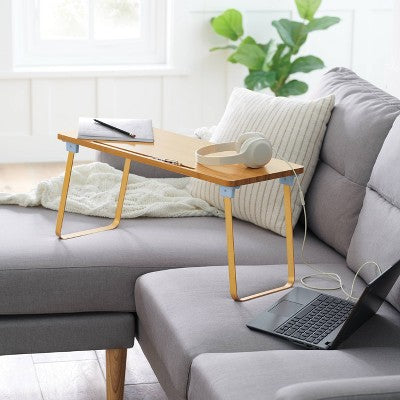 Collapsible Lap Desk Brown - Threshold (LOCAL PICKUP ONLY)