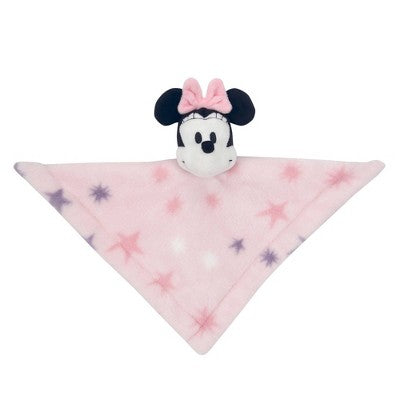 Lambs & Ivy Disney Baby Minnie Mouse Plush Security Blanket - Pink